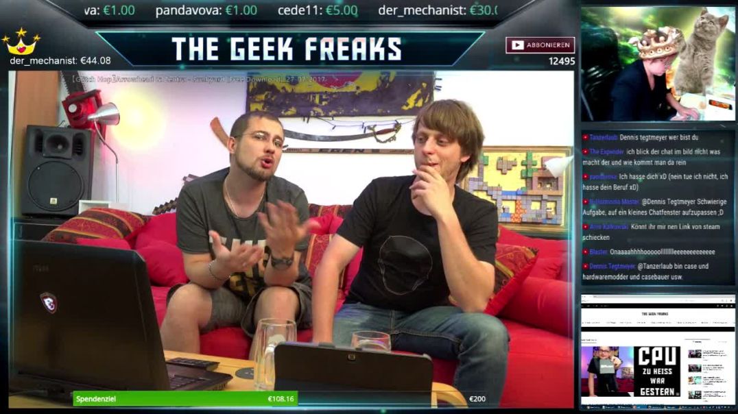 Willkommen im The Geek Freaks Livestream! Teil1