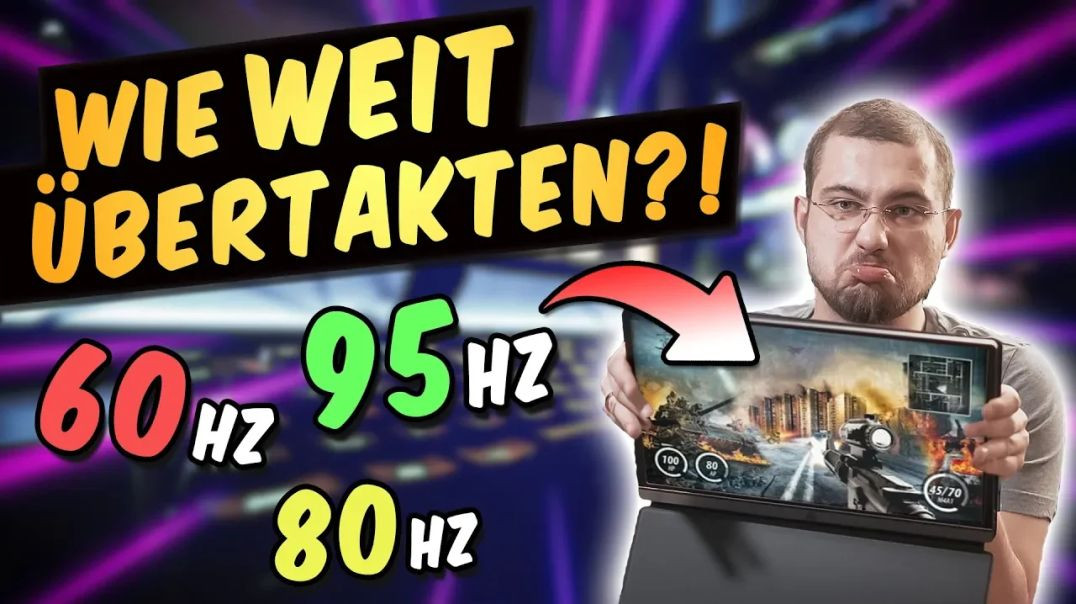 Tragbaren GAMING Monitor übertakten!