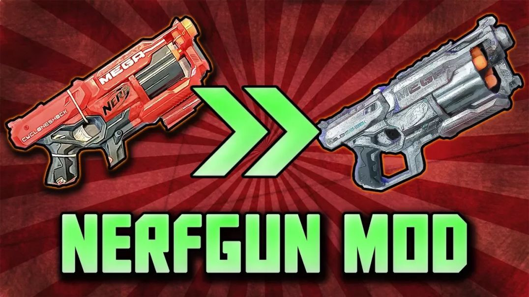 ⁣NERFGUN MODDING ZU REAL-LIFE FALLOUT PISTOLE! -  ZU VIEL DURCHSCHLAG? (Dreifache Reichweite)