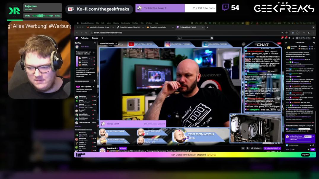 ⁣🔴VOD - Livestream 15.09.2025 - PowerDNS Authorativer DNS Server mit Ansible aufsetzen + Sidetrack